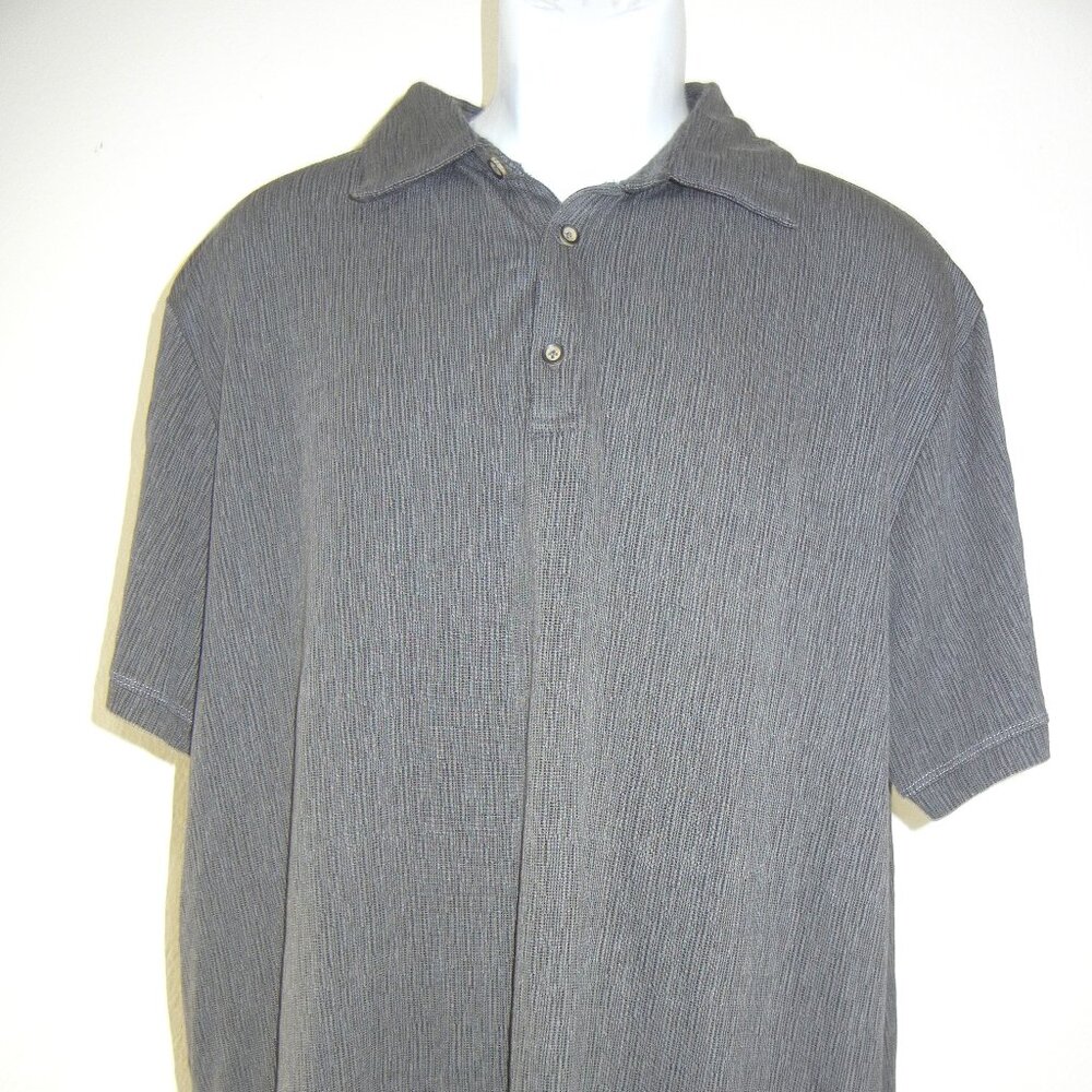 Nat Nast POLO shirt Mens‎ XL Soft Luxury Originals black Short Sleeve